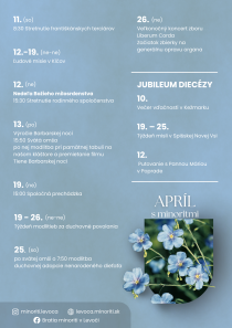 APRÍL 2026 s minoritmi